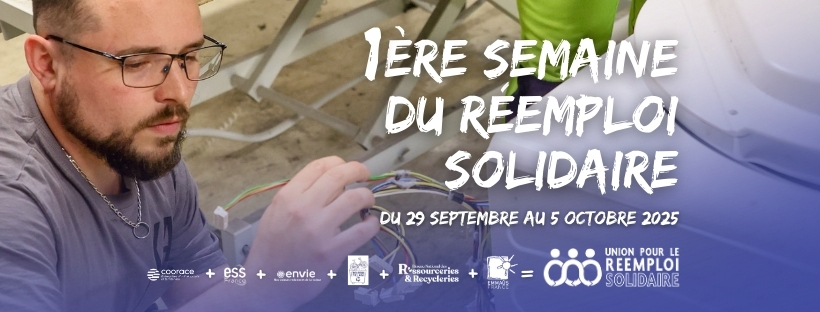 Les Chantiers Valoristes participent à la Semaine du Réemploi Solidaire !