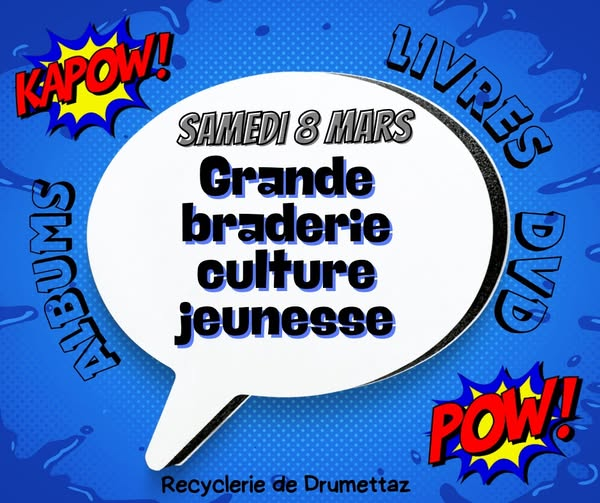 Grande braderie jeunesse à la Recyclerie de Drumettaz