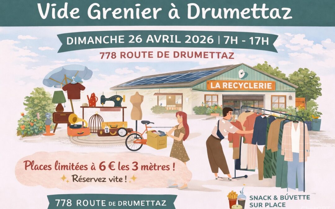 🛍️ Vide-grenier de Drumettaz : faites du tri et donnez une seconde vie à vos objets !